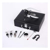 Coffret en Cuir Tire-bouchon Professionnel<br> Argent